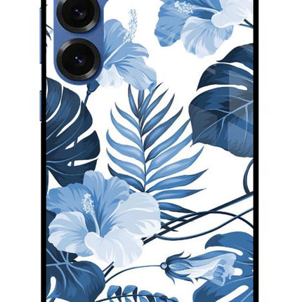 Fabric Art Samsung S25 Plus Glass Case Back Cover by Casekaro