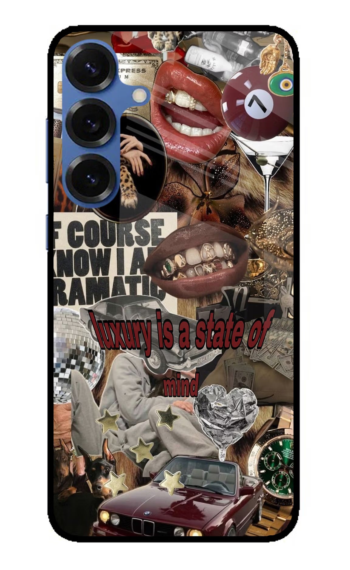 Luxury Samsung S25 Plus Glass Case Back Cover by Casekaro