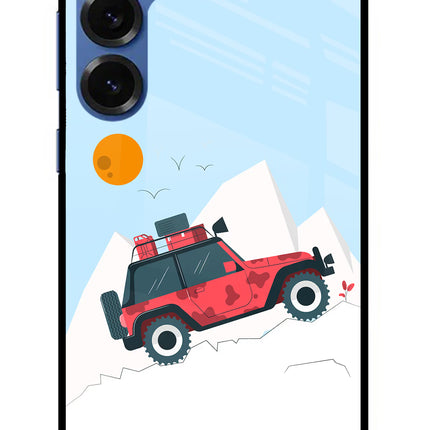 Mountain Trail Beast Samsung S25 Plus Glass Case
