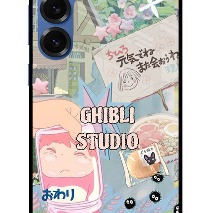 Studio Ghibli Samsung S25 Plus Glass Case