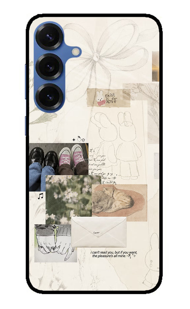 Soft Aesthetic Samsung S25 Plus Glass Case