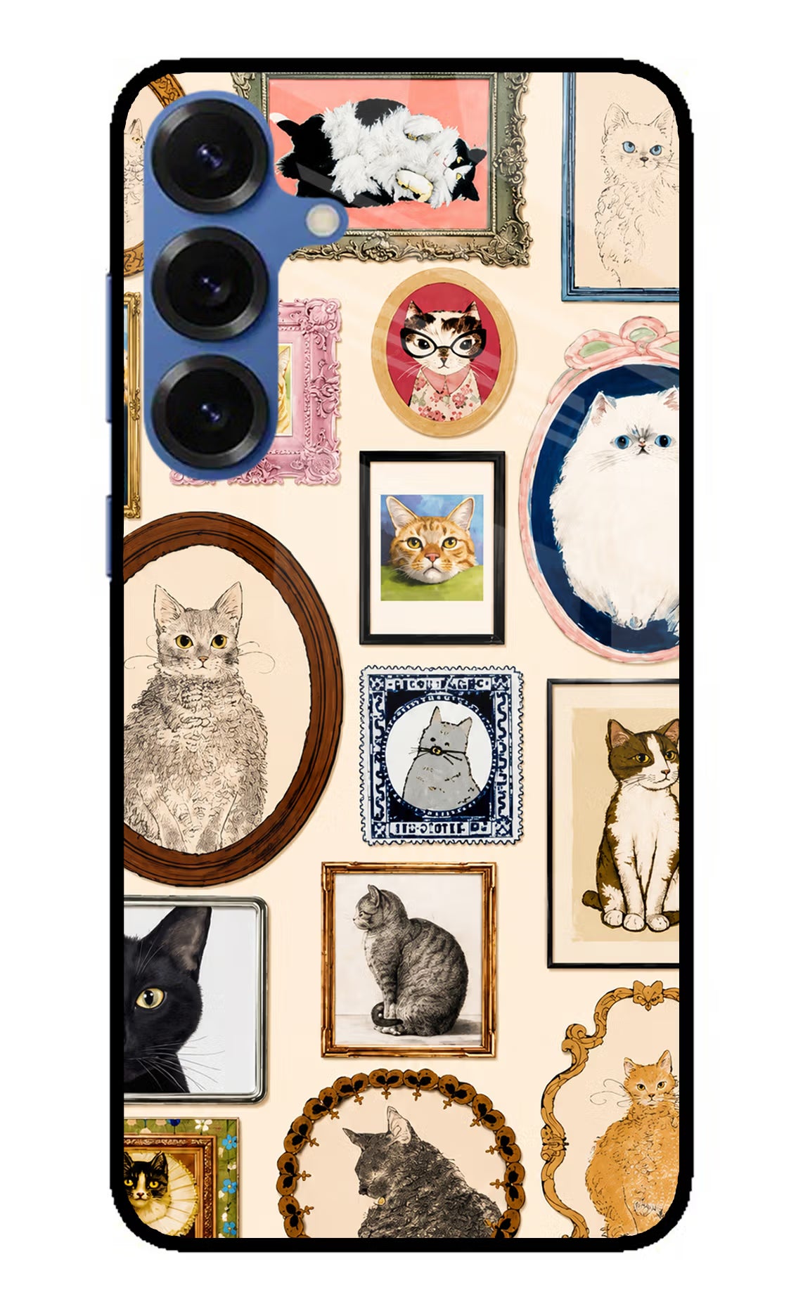 Mirror Cats Samsung S25 Plus Glass Case