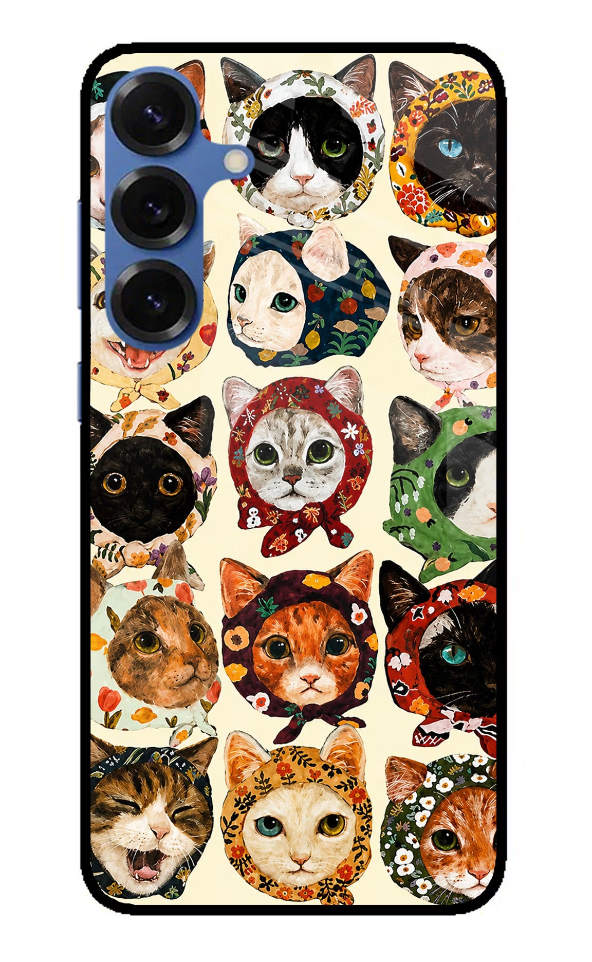 Cool Cat Samsung S25 Plus Glass Case