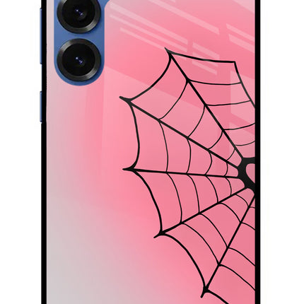 Pink Web Samsung S25 Plus Glass Case