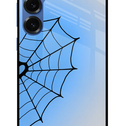 Blue Web Samsung S25 Plus Glass Case
