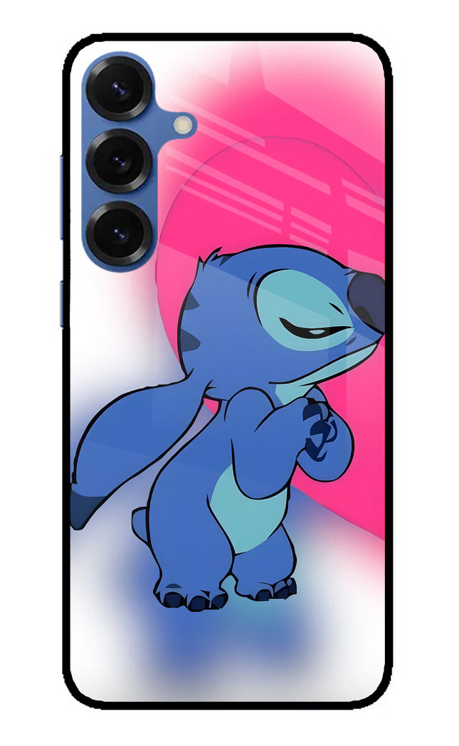 Stitch Hug Samsung S25 Plus Glass Case