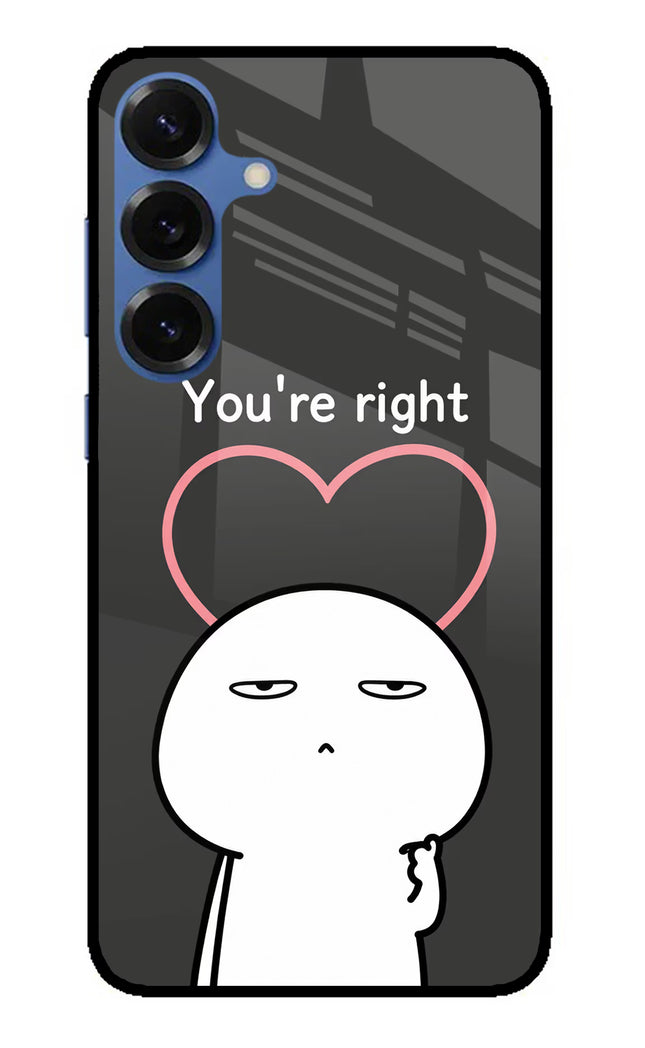 You're Right Samsung S25 Plus Glass Case