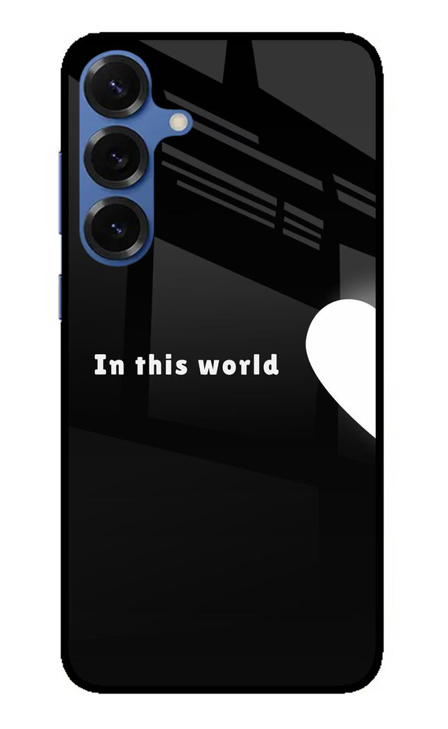 This World Samsung S25 Plus Glass Case