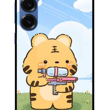 Tiger Treat Samsung S25 Plus Glass Case