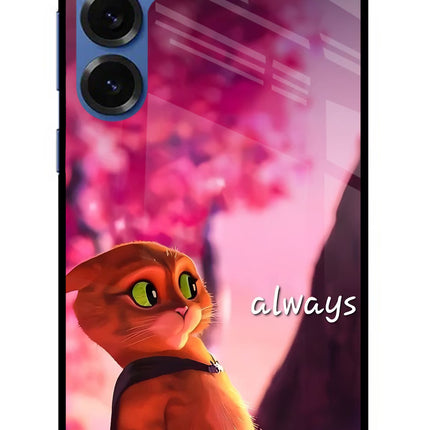Always Cat Samsung S25 Plus Glass Case