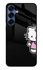 Kitty Charm Samsung S25 Plus Glass Case