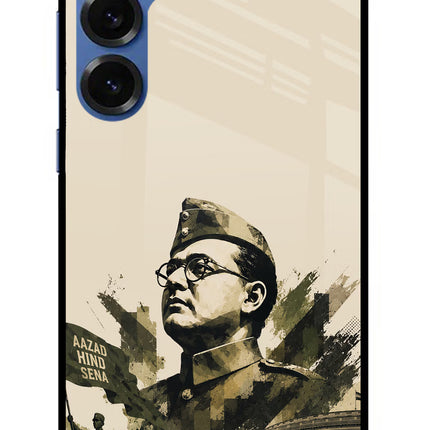 Netaji Rising Samsung S25 Plus Glass Case
