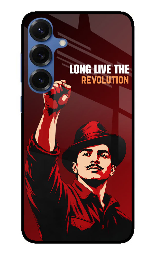 Bhagat Singh Revolution Samsung S25 Plus Glass Case