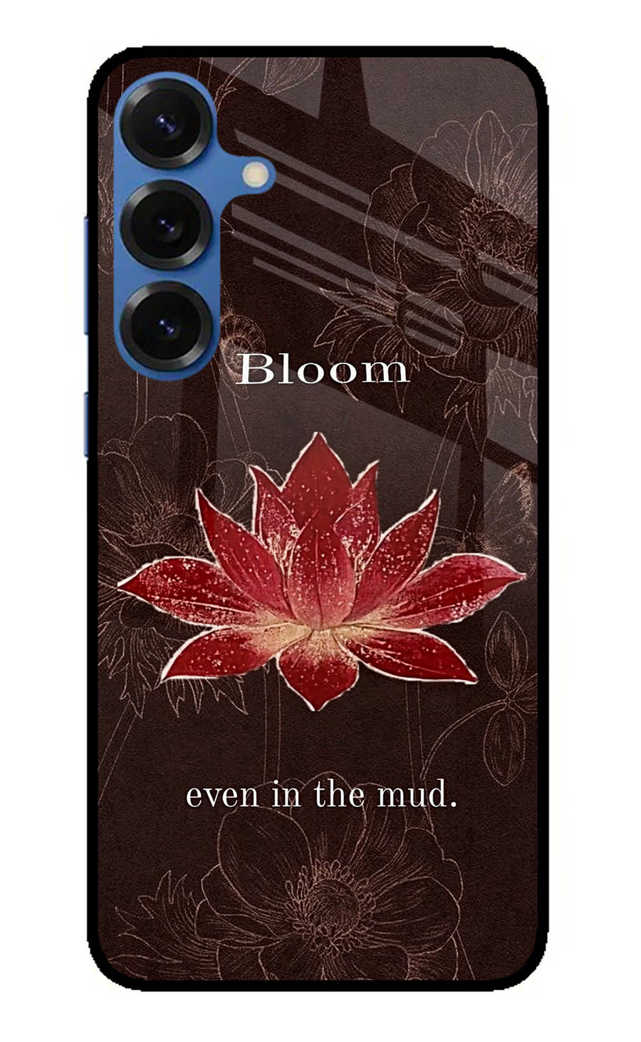 Bloom Samsung S25 Plus Back Cover, Glass case