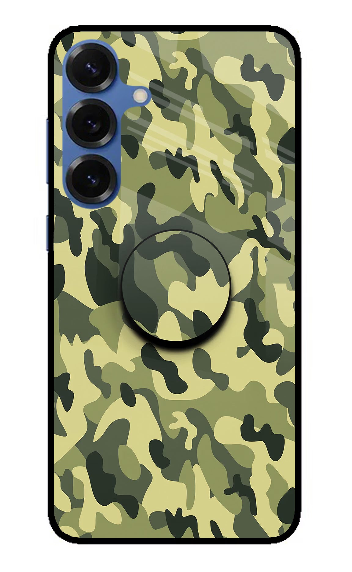 Camouflage Samsung S25 Plus Pop Case by Casekaro