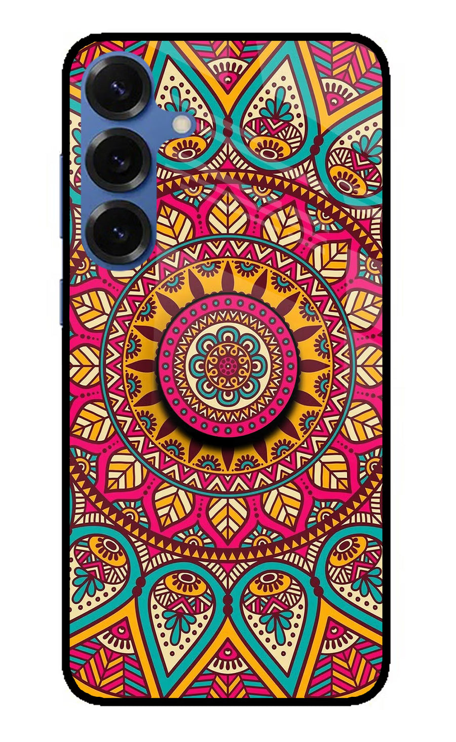 Mandala Samsung S25 Plus Pop Case, Metal case
