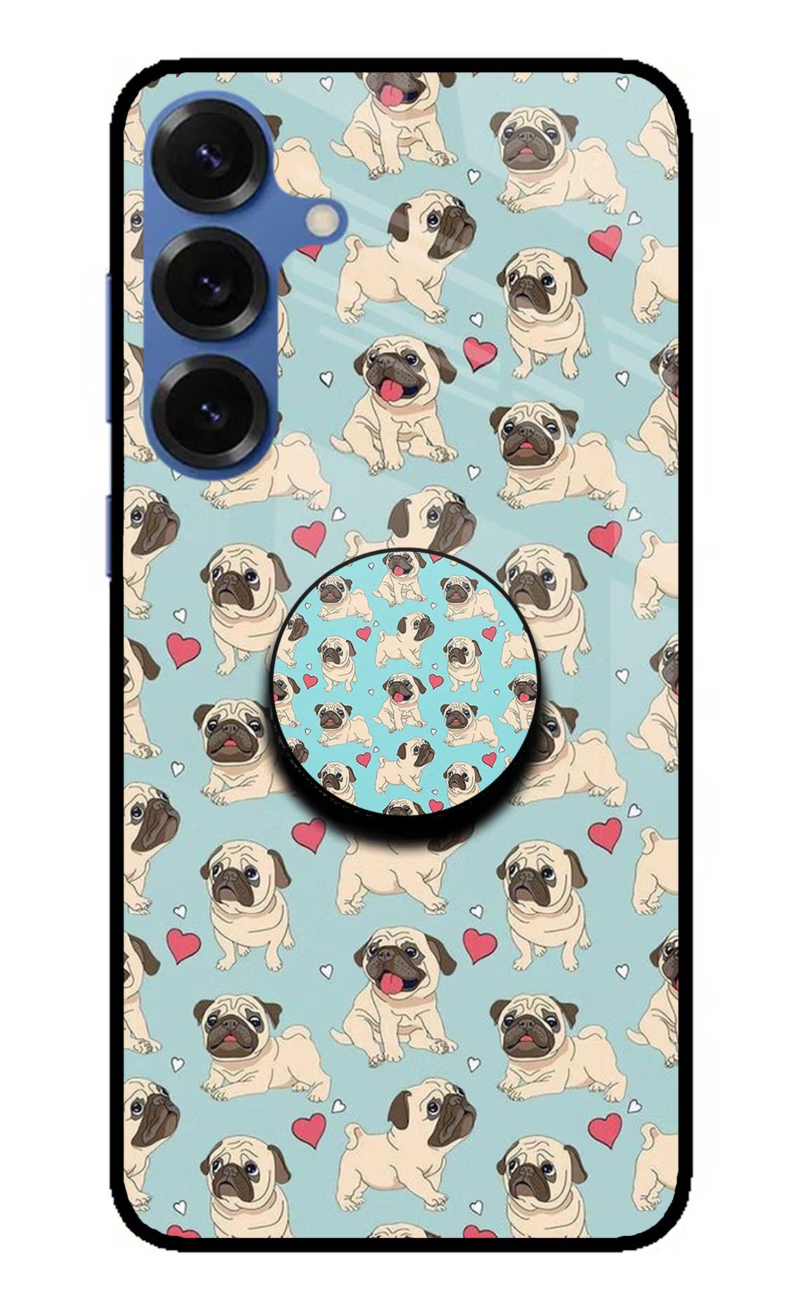 Pug Dog Samsung S25 Plus Pop Case by Casekaro
