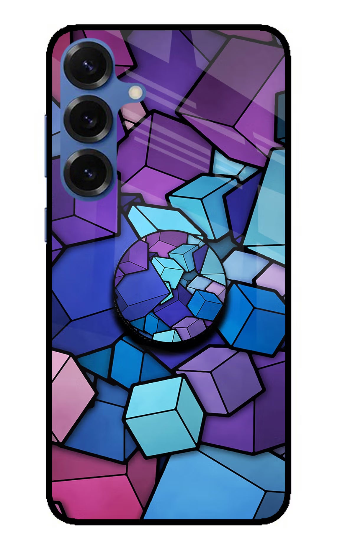 Cubic Abstract Samsung S25 Plus Pop Case by Casekaro