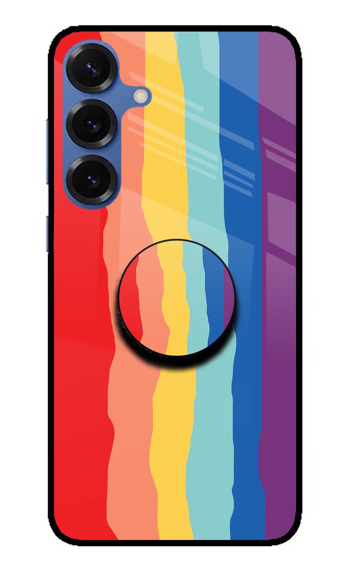 Rainbow Samsung S25 Plus Pop Case by Casekaro