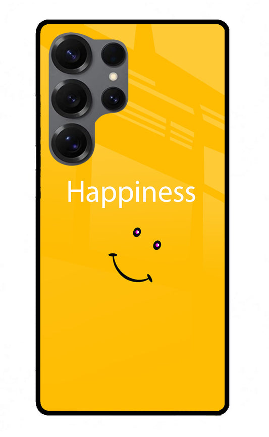Happiness With Smiley Samsung S25 Ultra Glass Case
