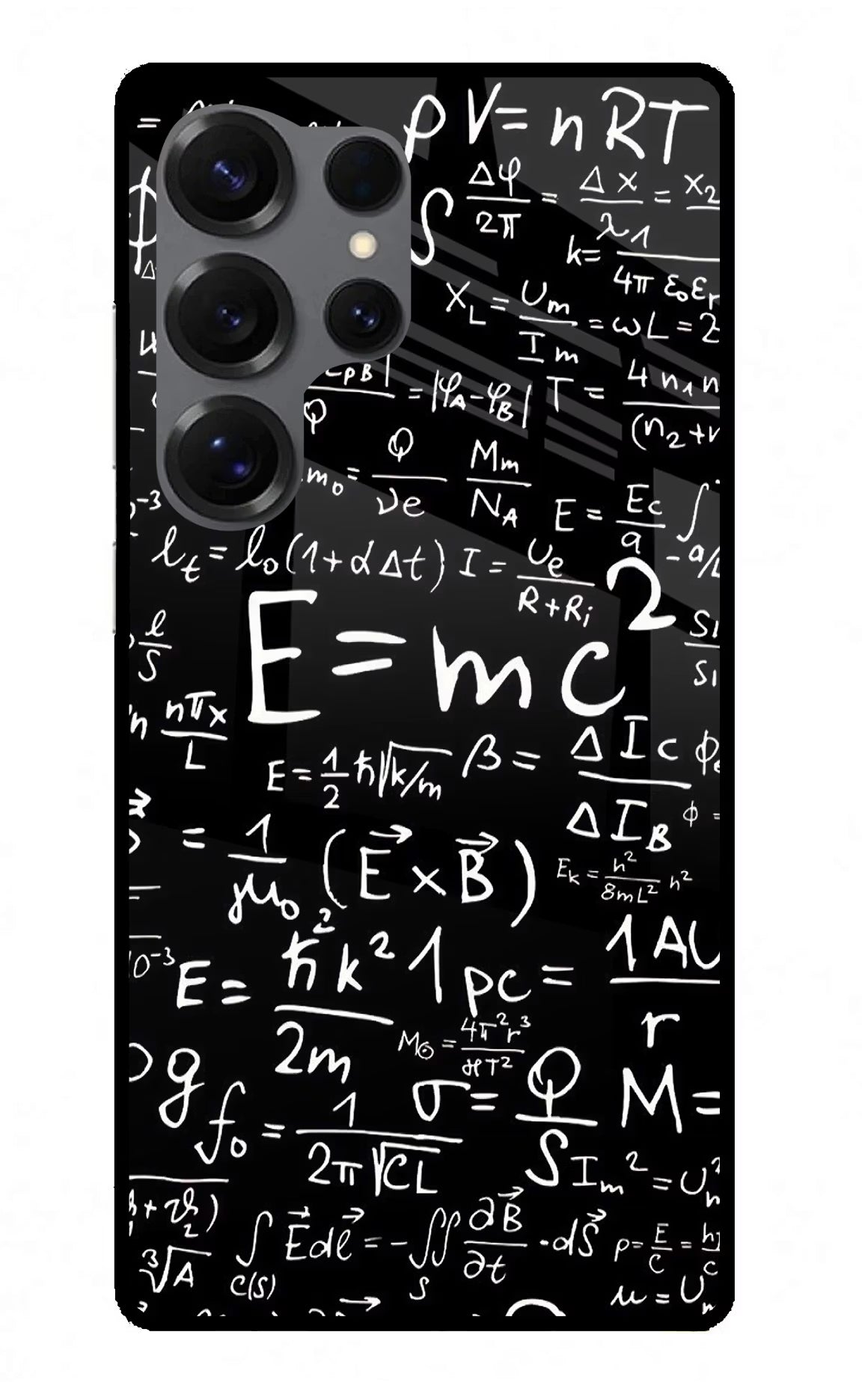 Physics Formula Samsung S25 Ultra Glass Case Back Cover by Casekaro