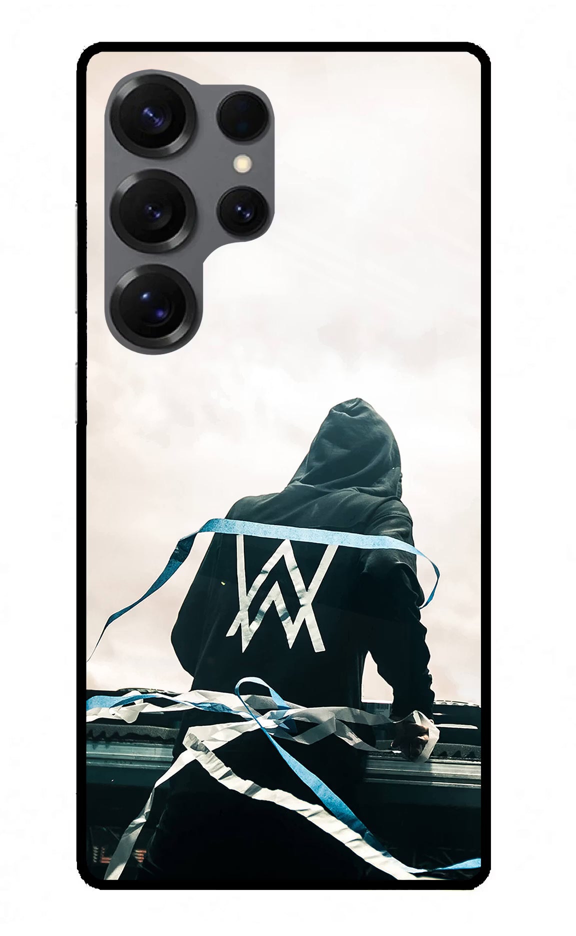Alan Walker Samsung S25 Ultra Glass Case Back Cover by Casekaro