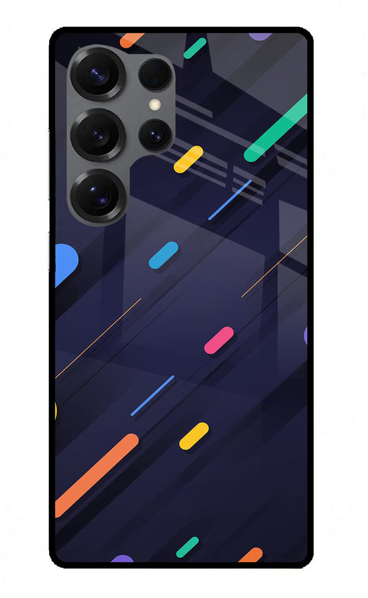 Abstract Design Samsung S25 Ultra Glass Case