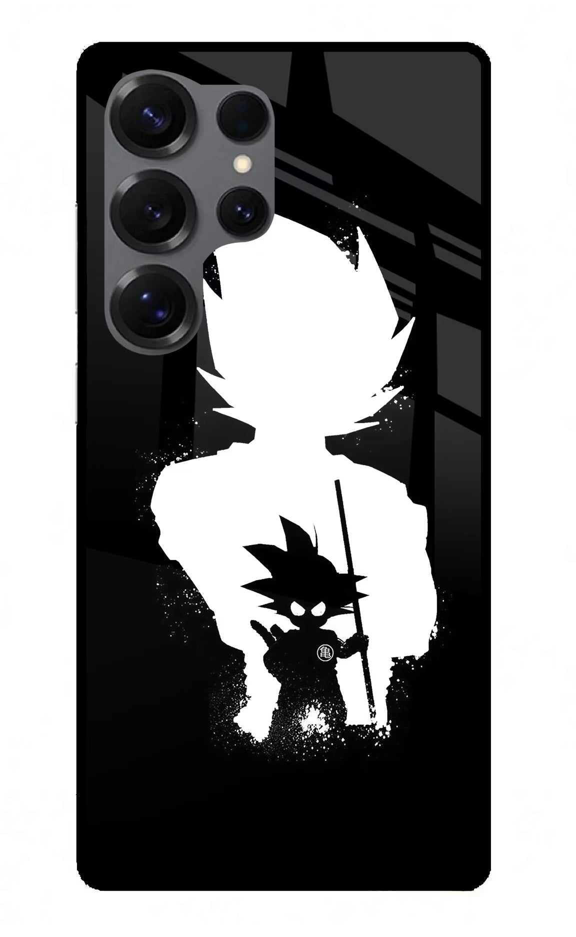 Goku Shadow Samsung S25 Ultra Glass Case