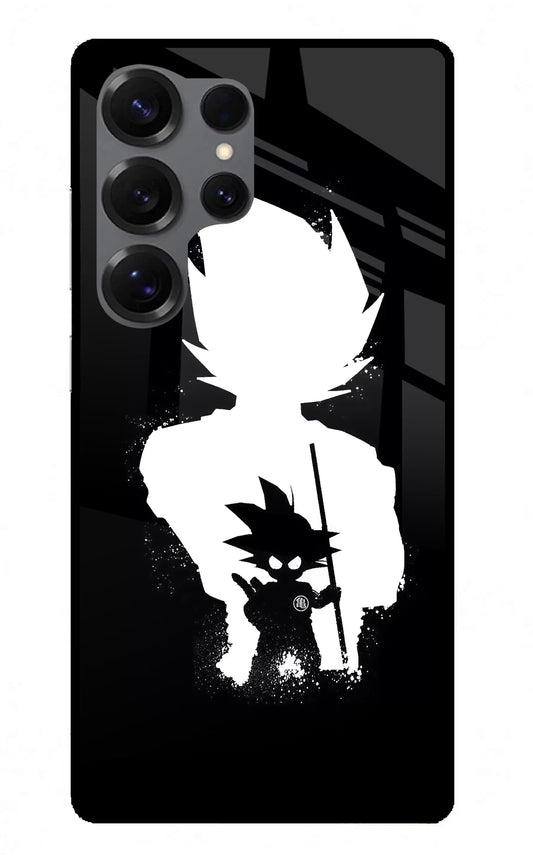 Goku Shadow Samsung S25 Ultra Glass Case