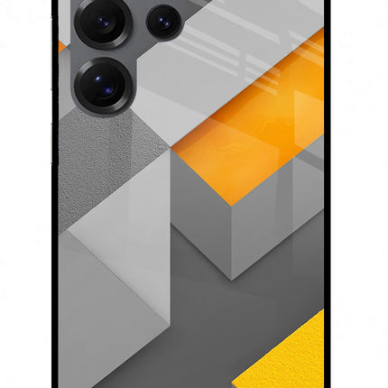 Abstract Samsung S25 Ultra Glass Case