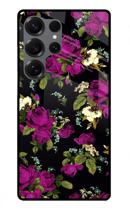 Flowers Samsung S25 Ultra Glass Case