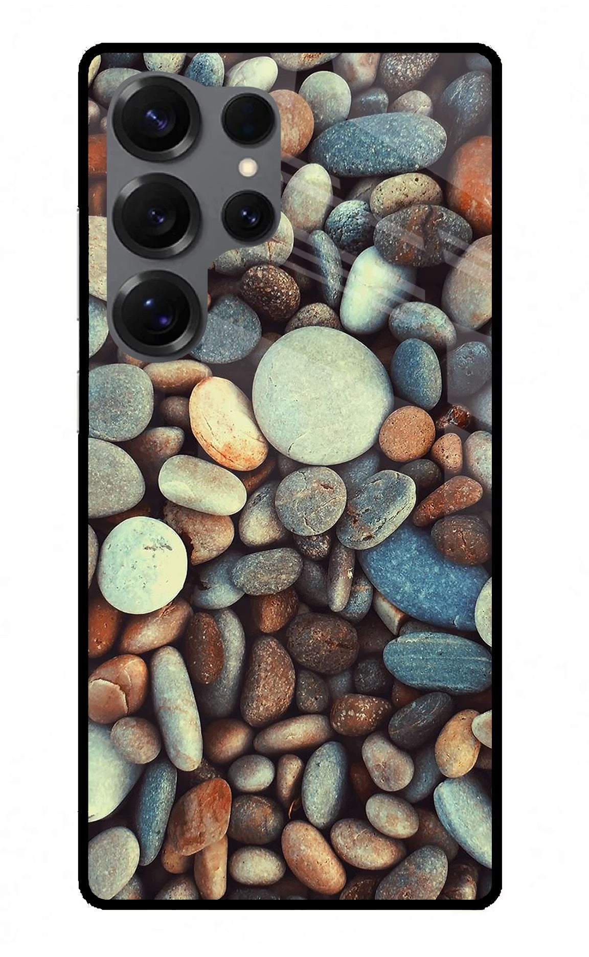 Pebble Samsung S25 Ultra Glass Case Back Cover by Casekaro
