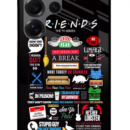 FRIENDS Samsung S25 Ultra Glass Case Back Cover by Casekaro