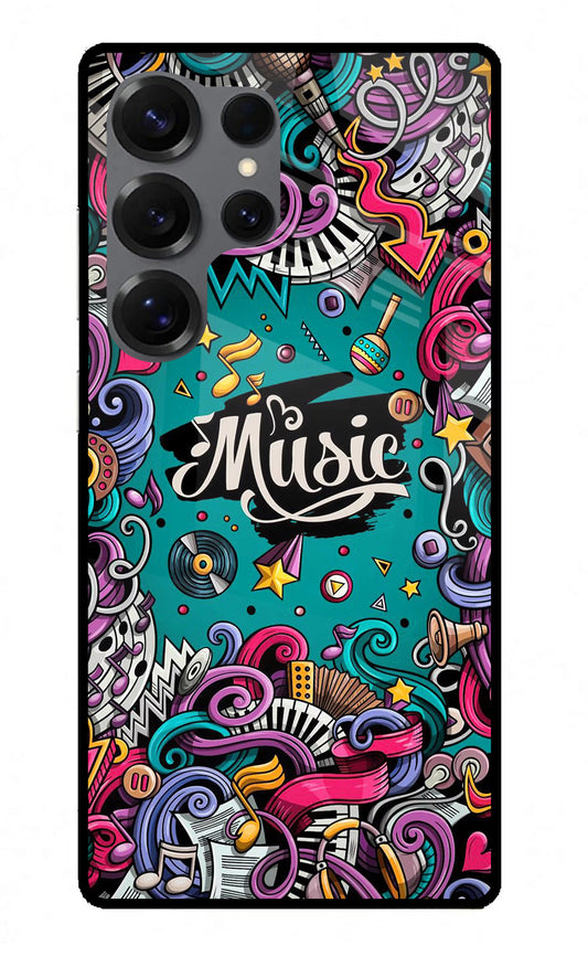 Music Graffiti Samsung S25 Ultra Glass Case