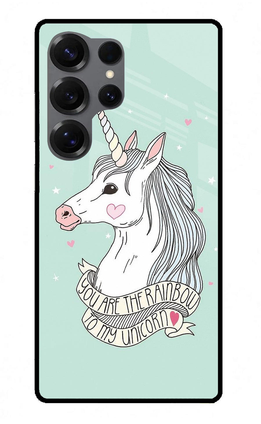 Unicorn Wallpaper Samsung S25 Ultra Back Cover, Metal case