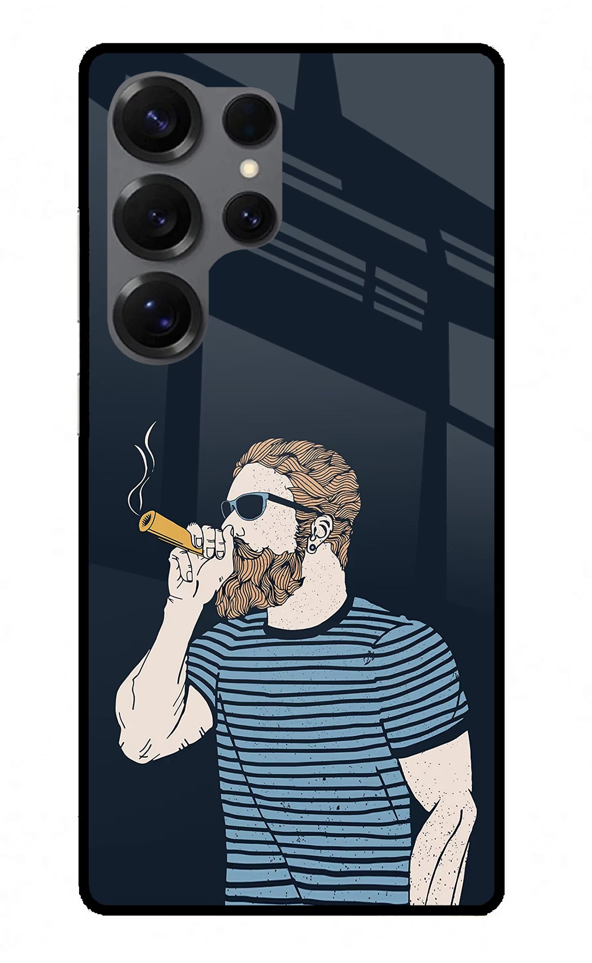 Smoking Samsung S25 Ultra Glass Case
