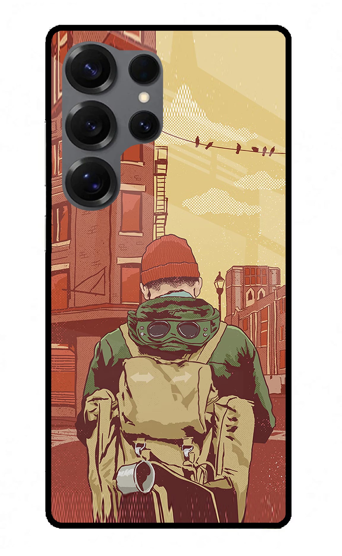 Adventurous Samsung S25 Ultra Glass Case Back Cover by Casekaro