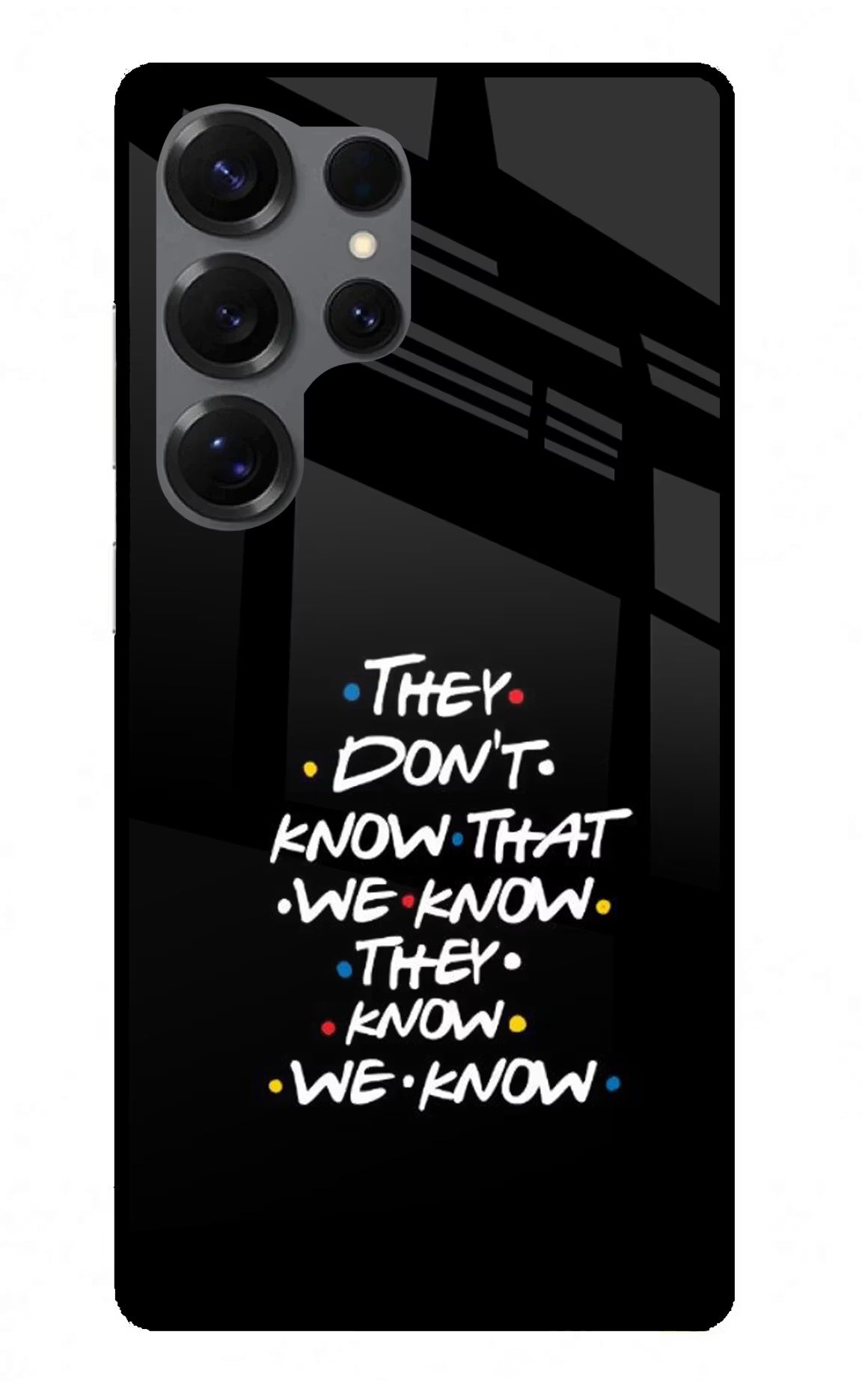 FRIENDS Dialogue Samsung S25 Ultra Glass Case