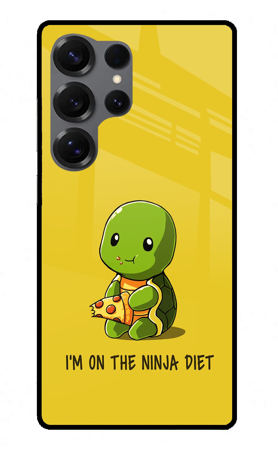 I'm on Ninja Diet Samsung S25 Ultra Glass Case Back Cover by Casekaro