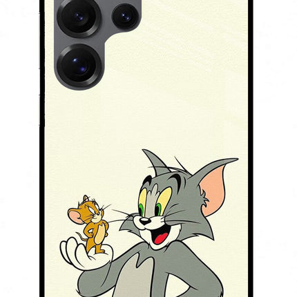 Tom & Jerry Samsung S25 Ultra Glass Case Back Cover by Casekaro