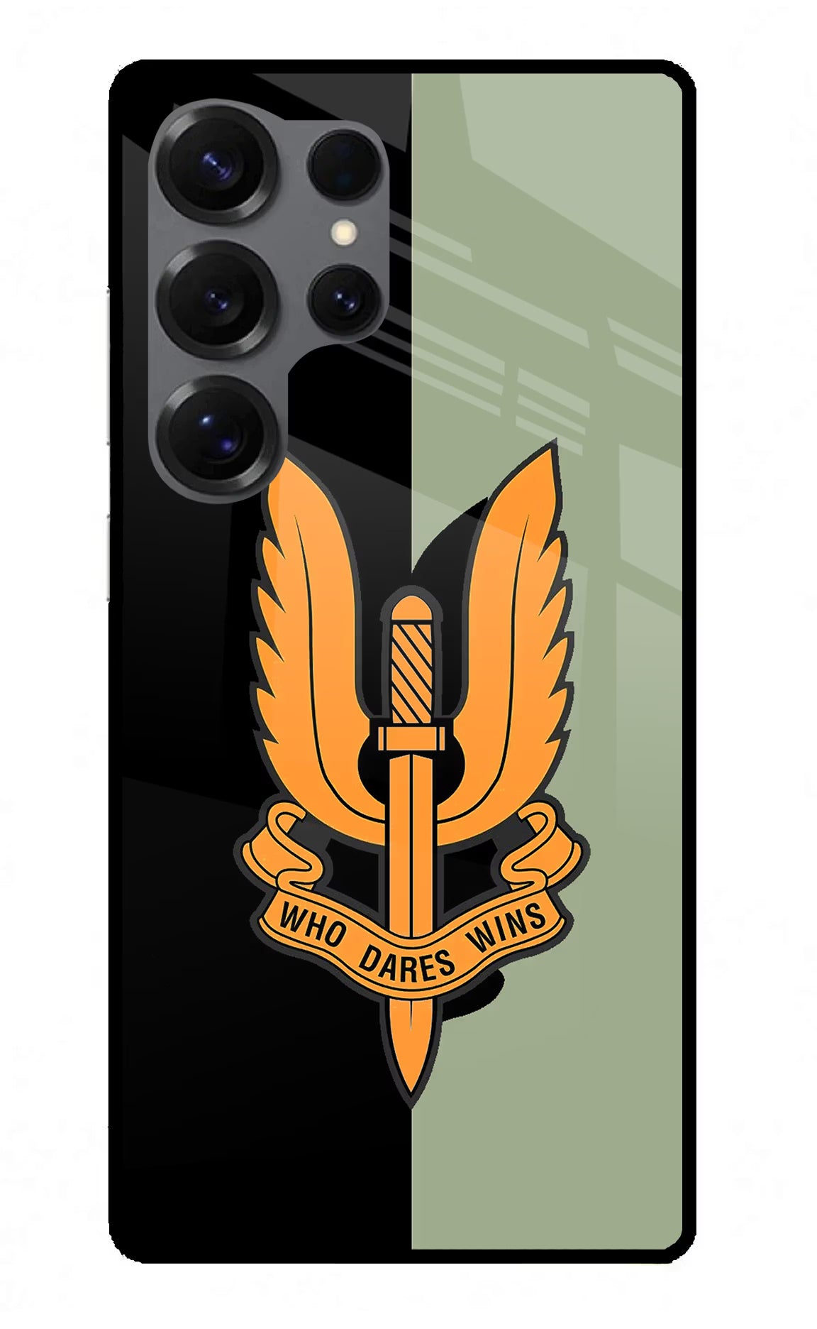 Balidan Logo Samsung S25 Ultra Glass Case Back Cover by Casekaro