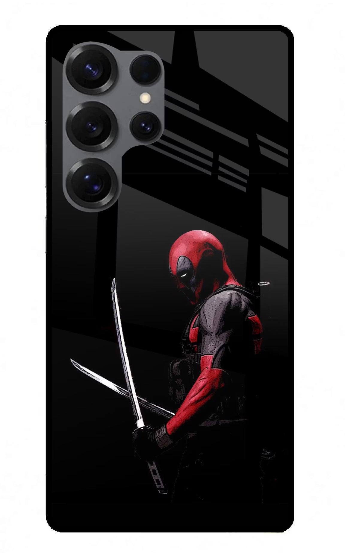 Deadpool Samsung S25 Ultra Glass Case Back Cover by Casekaro