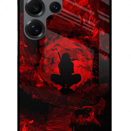 Itachi Uchiha Samsung S25 Ultra Glass Case