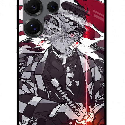 Demon Slayer Samsung S25 Ultra Glass Case Back Cover by Casekaro