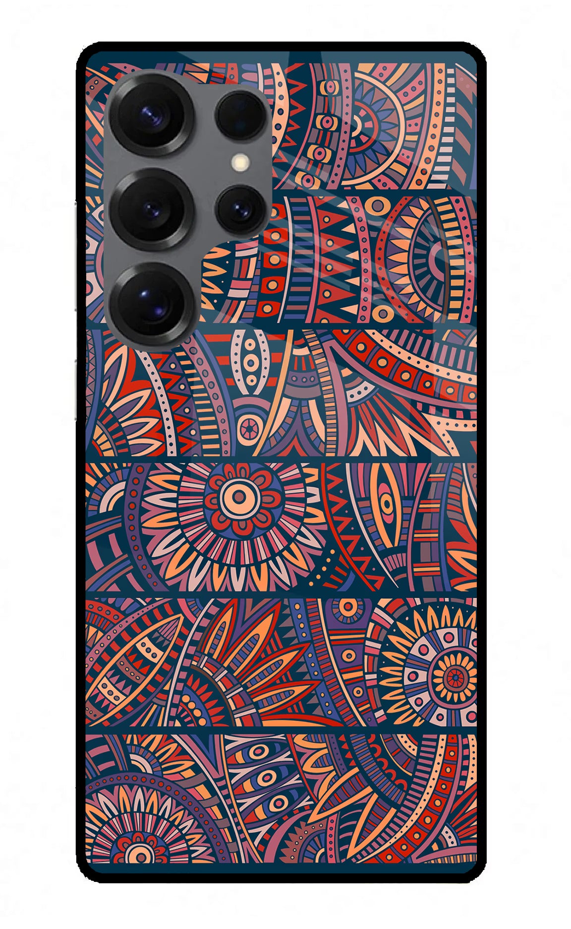 African Culture Design Samsung S25 Ultra Glass Case