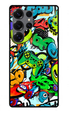Game Doodle Samsung S25 Ultra Glass Case