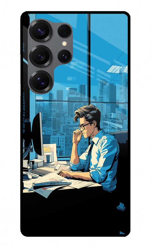 Focused Hustler (AI Generated) Samsung S25 Ultra Glass Case