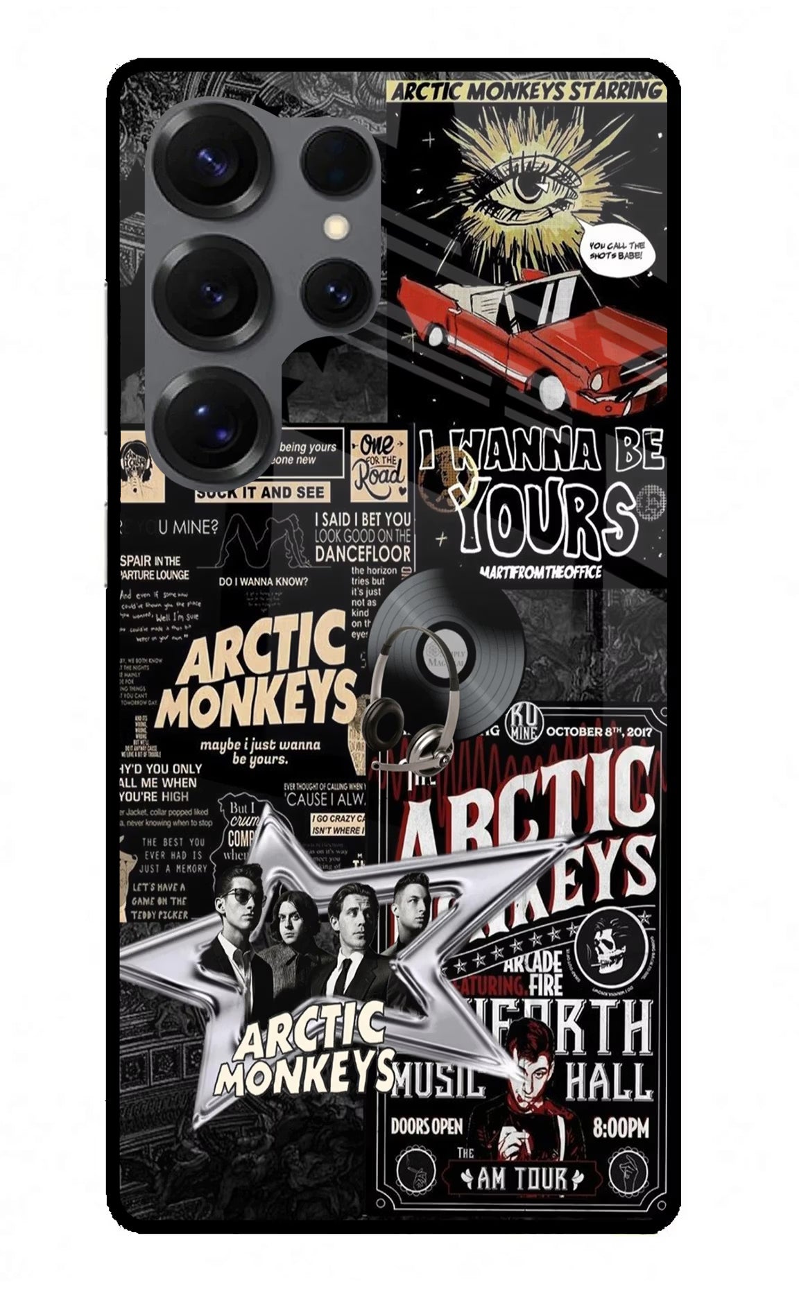 Arctic Monkeys Samsung S25 Ultra Glass Case Back Cover by Casekaro