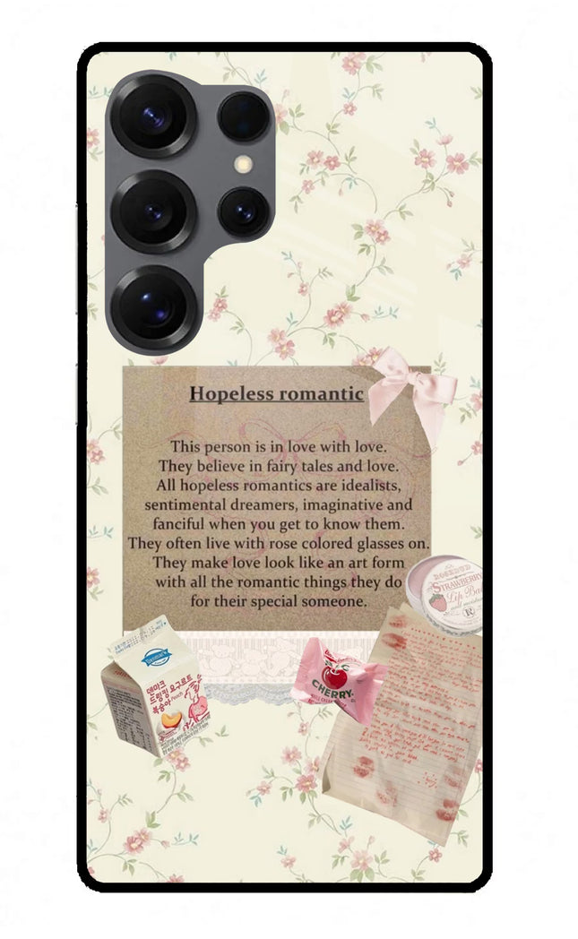 Hopeless Romantic Samsung S25 Ultra Glass Case