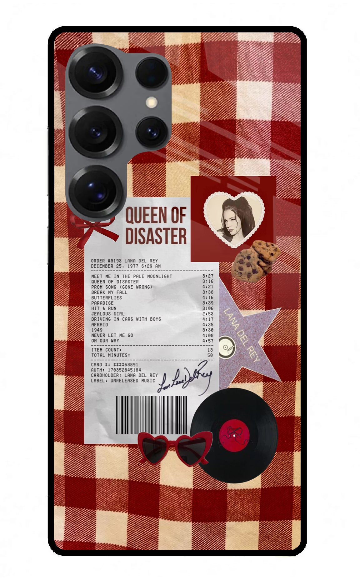 Queen of Disaster Samsung S25 Ultra Glass Case